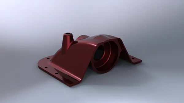 3D CAD model rendering