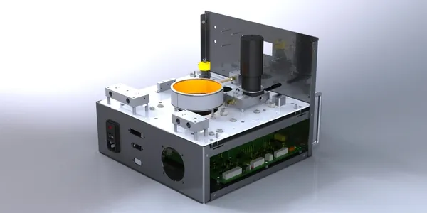 Electronic packaging assembly render